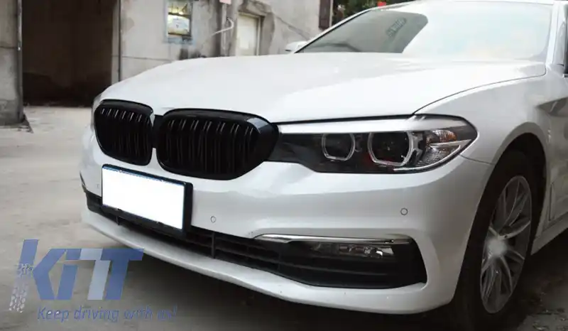 Grile Centrale compatibil cu BMW Seria 5 G30 G31 (2017-Up) Negru Lucios M Design-image-6043604