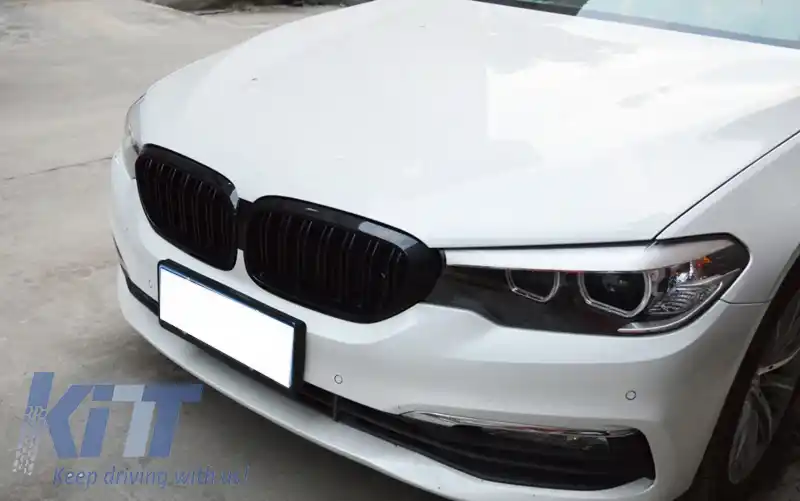 Grile Centrale compatibil cu BMW Seria 5 G30 G31 (2017-Up) Negru Lucios M Design-image-6043605