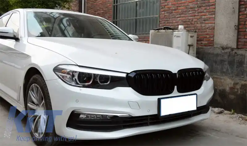 Grile Centrale compatibil cu BMW Seria 5 G30 G31 (2017-Up) Negru Lucios M Design-image-6043606