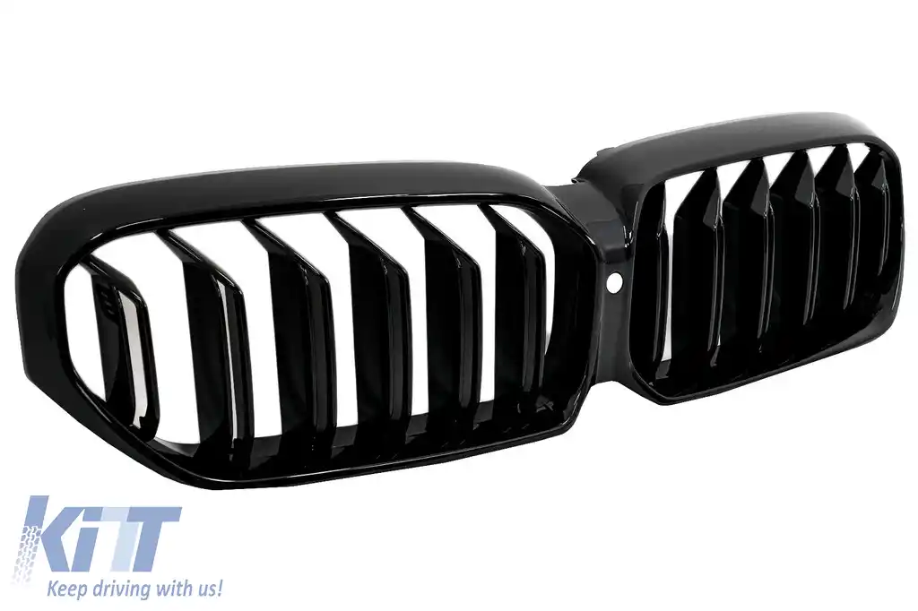 Grile Centrale compatibil cu BMW Seria 5 G30 G31 LCI (07.2020-up) Negru Lucios M Design-image-6088106