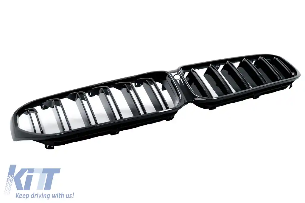 Grile Centrale compatibil cu BMW Seria 5 G30 G31 LCI (07.2020-up) Negru Lucios M Design-image-6088109