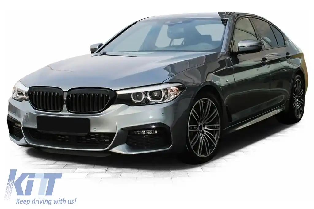 Grile Centrale compatibil cu BMW Seria 5 G30 G31 (2017-2020) Negru Lucios-image-6121980