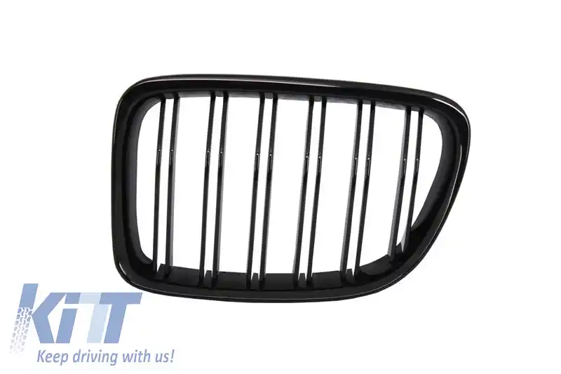 Grile Centrale compatibil cu BMW X1 E84 (2009-2014) Negru Lucios Double Stripe Design-image-5993398