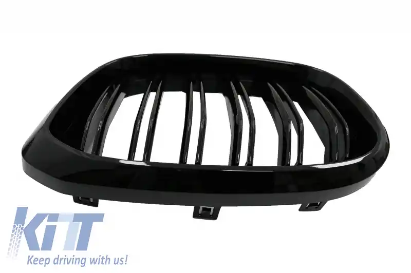 Grile Centrale compatibil cu BMW X3 G01 (11.2017-up) X4 G02 (02.2018-up) Negru Lucios M Design-image-6065027