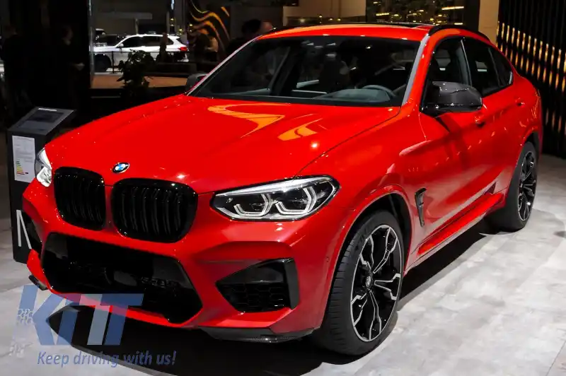 Grile Centrale compatibil cu BMW X3 G01 (11.2017-up) X4 G02 (02.2018-up) Negru Lucios M Design-image-6065029