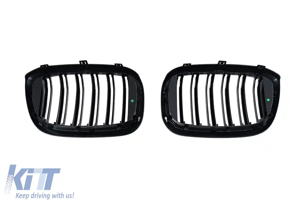 Grile Centrale compatibil cu BMW X3 G01 (11.2017-2021) X4 G02 (02.2018-2021) Negru Lucios Duble-image-6239304