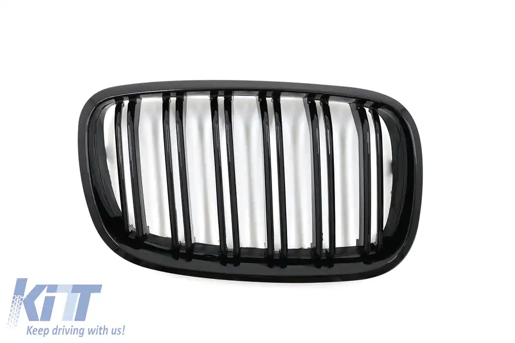 Grile Centrale compatibil cu BMW X5 E70 X6 E71 (2007-2014) Negru Lucios M Design-image-6095136