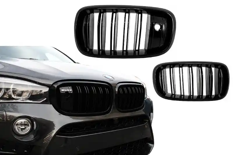 Grile Centrale compatibil cu BMW X5 X6 F15 F16 (2014-up) X5M X6M Design M-Package-image-6018072