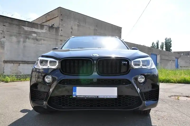 Grile Centrale compatibil cu BMW X5 X6 F15 F16 (2014-up) X5M X6M Design M-Package-image-6033436