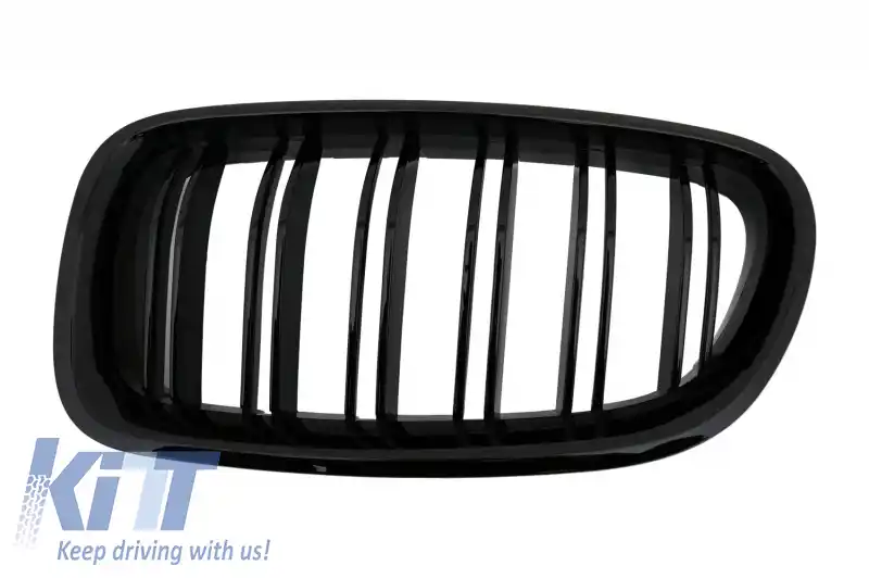 Grile Centrale compatibil cu BMW  Seria 5 F10 F11 Limuzina Touring (2010-up) Negru Lucios M Design-image-6018572