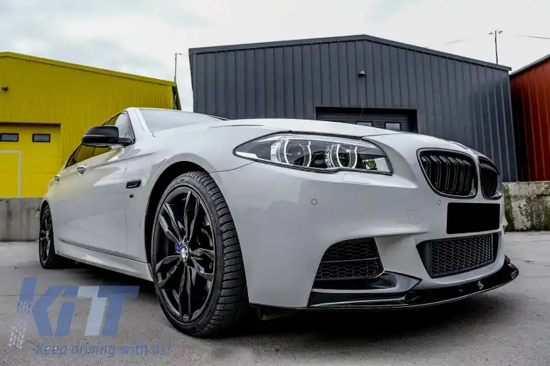 Grile Centrale compatibil cu BMW  Seria 5 F10 F11 Limuzina Touring (2010-up) Negru Lucios M Design-image-6018573