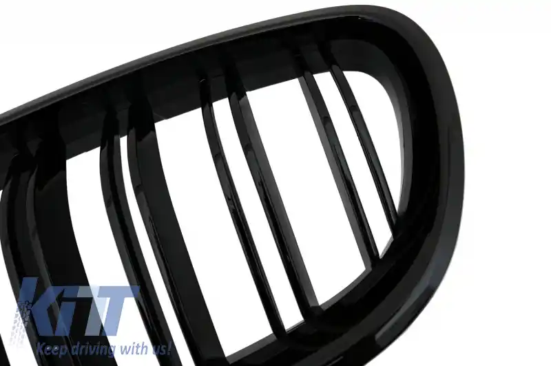 Grile Centrale compatibil cu BMW  Seria 5 F10 F11 Limuzina Touring (2010-up) Negru Lucios M Design-image-6032888