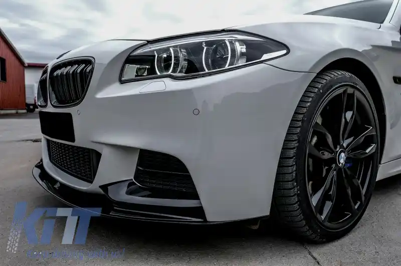 Grile Centrale compatibil cu BMW  Seria 5 F10 F11 Limuzina Touring (2010-up) Negru Lucios M Design-image-6066008
