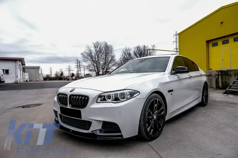 Grile Centrale compatibil cu BMW  Seria 5 F10 F11 Limuzina Touring (2010-up) Negru Lucios M Design-image-6066009