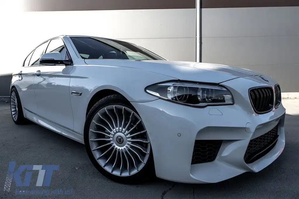 Grile Centrale compatibil cu BMW  Seria 5 F10 F11 Limuzina Touring (2010-up) Negru Lucios M Design-image-6069924