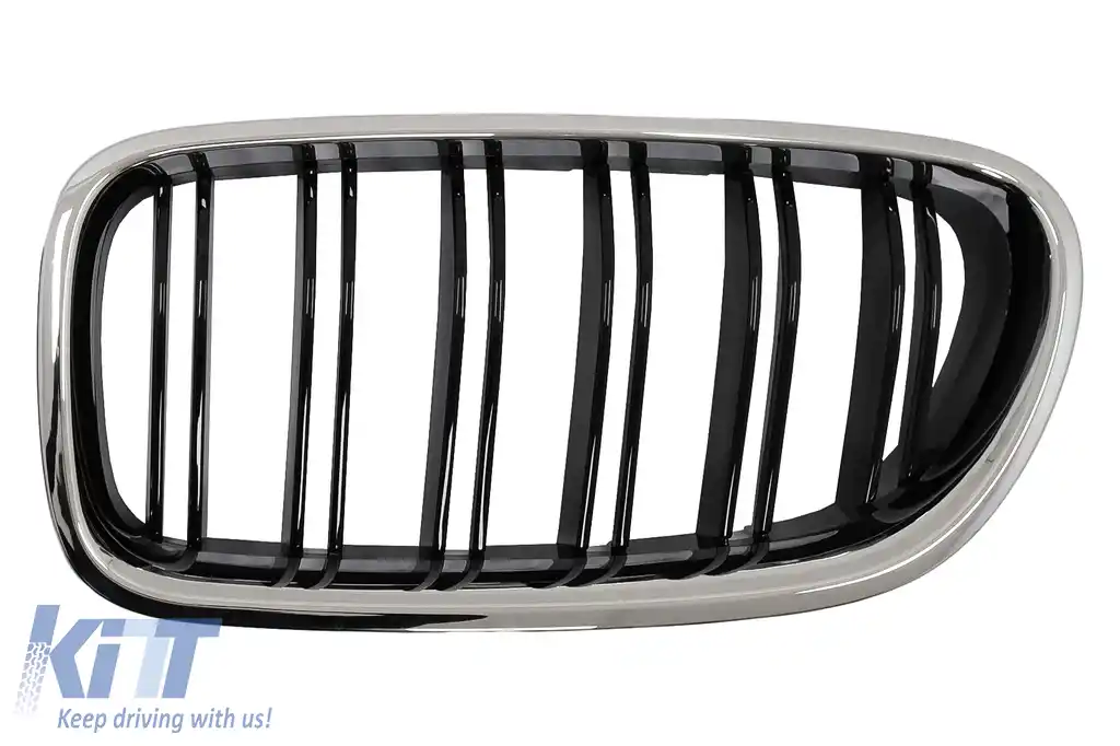 Grile Centrale Crom compatibil cu BMW Seria 5 F10 F11 Limuzina Touring (2010-2017)-image-6098966