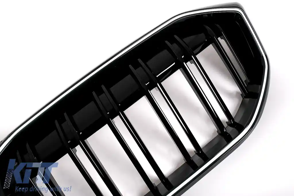 Grile Centrale cu LED compatibil cu BMW 3 Series G20 Sedan G21 Touring (2019-2022 ) Negru Lucios luminate-image-6114376