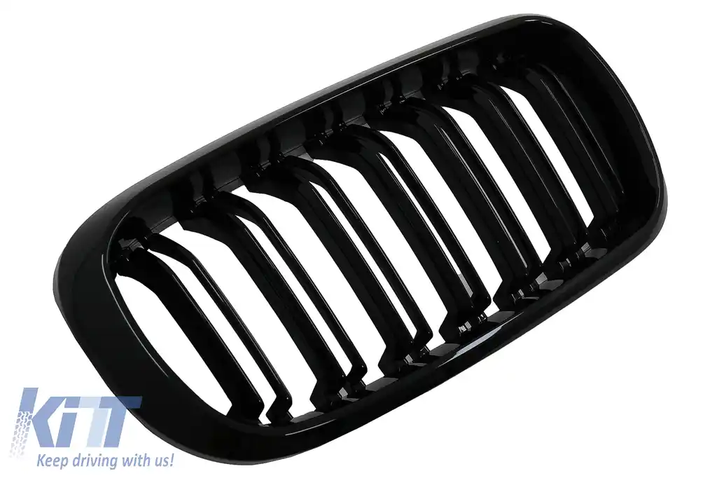 Grile Centrale Duble compatibil cu BMW X5 F15 X6 F16 (2014-2018) X5M X6M Design M-Package-image-6095967