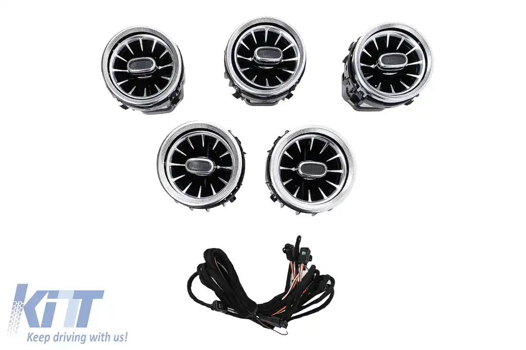 Grile de aerisire Consola Centrala 3 culori compatibil cu Mercedes C-Class W205 GLC SUV X253 W253 (2014-2018)