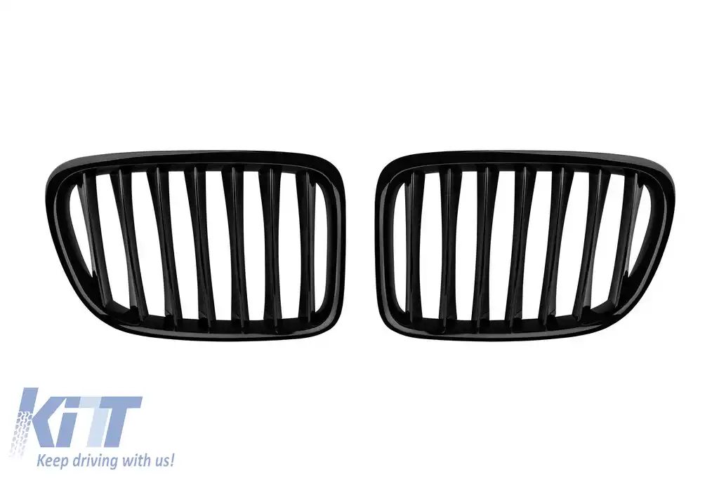 Grile de rinichi negre potrivite pentru BMW X1 E84 2009-2015