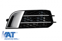 Grile Laterale compatibil cu Audi A1 8X (2010-2015) RS1 Negru lucios-image-6010182
