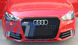 Grile Laterale compatibil cu Audi A1 8X (2010-2015) RS1 Negru lucios-image-6010190