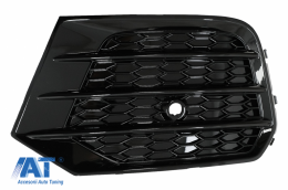 Grile Laterale compatibil cu Audi Q3 8U Facelift (2014-2017) RS Design Negru Lucios-image-6068059