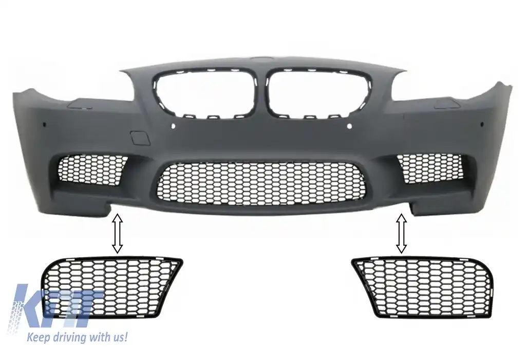 image-29-Grile Laterale compatibil cu BMW Seria 5 F10 F11 (2010-2014) pentru bara fata M5 Sport Design