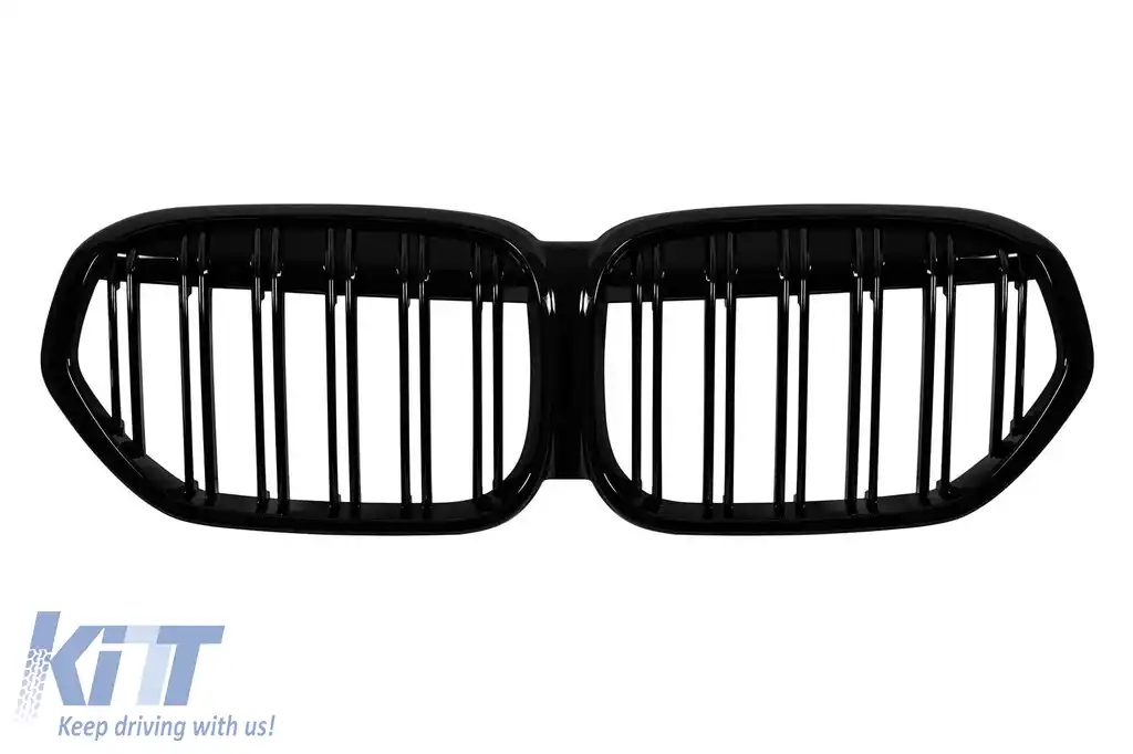 Grile rinichi cu două lamele în lac negru potrivite pentru BMW X1 F48 după 2020