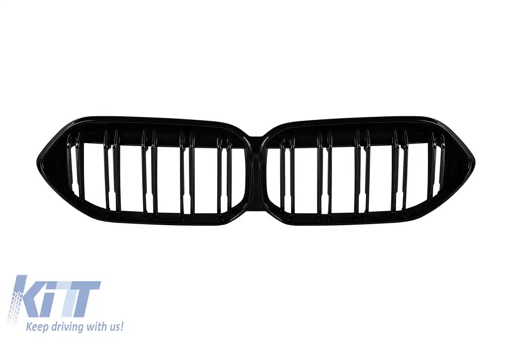 Grile rinichi cu fante duble vopsite în negru, potrivite pentru BMW Seria 2 F44 Gran Coupe după 2020
