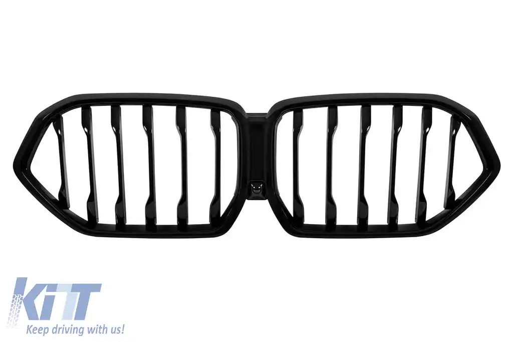 Grile rinichi cu nervuri unice vopsite în negru, potrivite pentru BMW X6 G06 după 2020