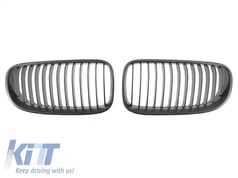Grile rinichi mat negru potrivite pentru BMW Seria 3 E92 coupe, E93 cabrio 2010-2013