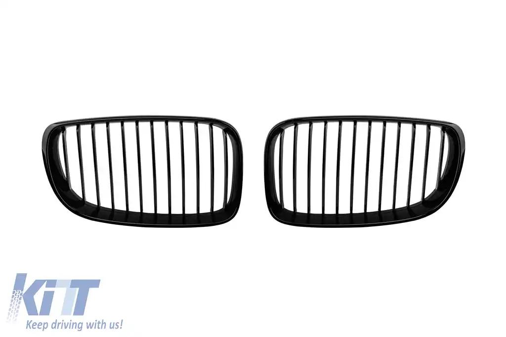image-43-Grile rinichi negre potrivite pentru BMW Seria 1 E81, E82, E87, E88 2007-2011
