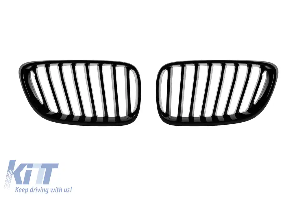 Grile rinichi negre potrivite pentru BMW Seria 2 F22, F23 după 2013