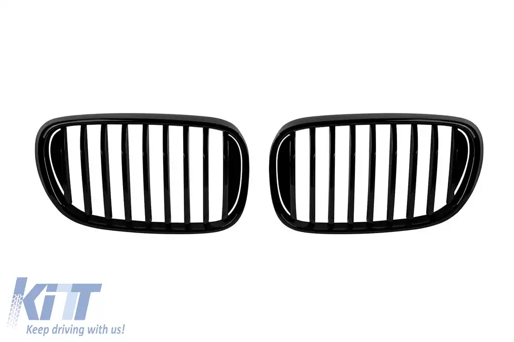 Grile rinichi negre potrivite pentru BMW Seria 7 G11 cu ampatament scurt, G12 cu ampatament lung 2015-2018