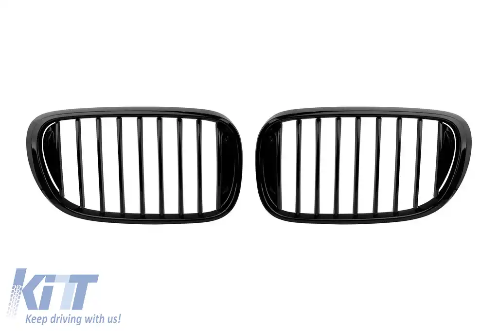 Grile rinichi negre potrivite pentru BMW Seria 7 G11 cu ampatament scurt, G12 cu ampatament lung după 2015.