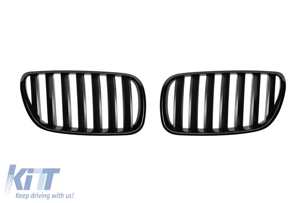 Grile rinichi negre potrivite pentru BMW X3 E83 2007-2010