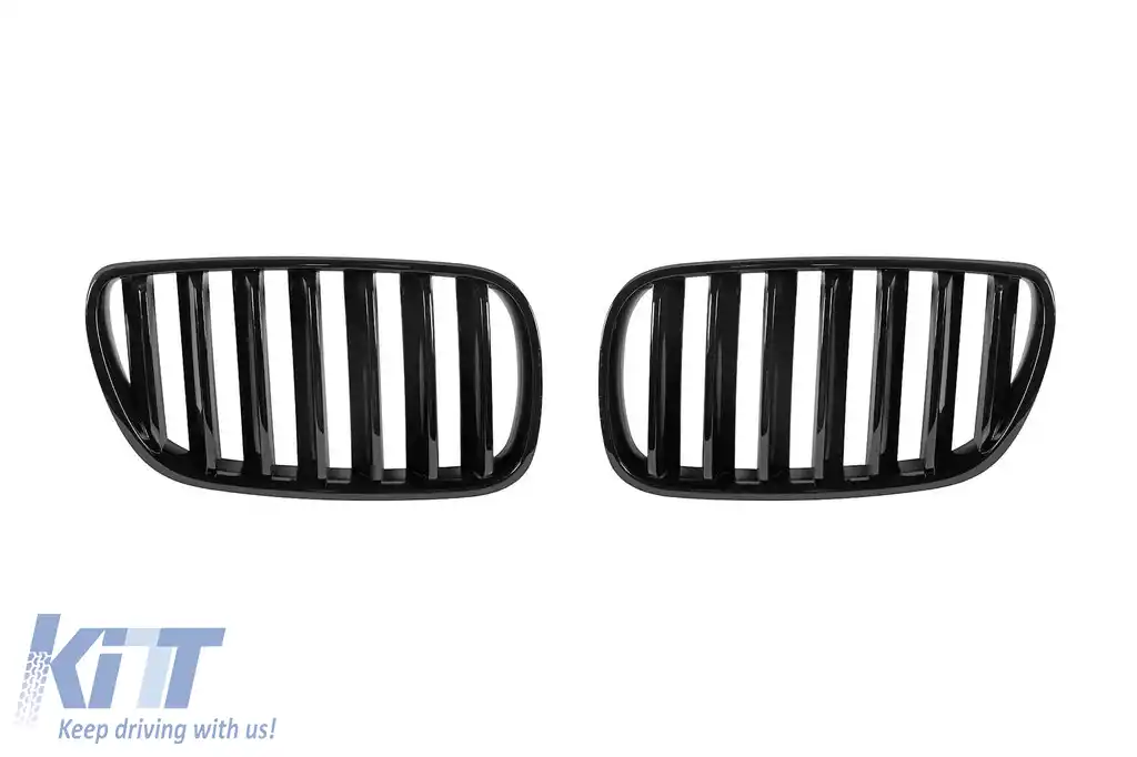 Grile rinichi negre potrivite pentru BMW X3 E83 2007-2010
