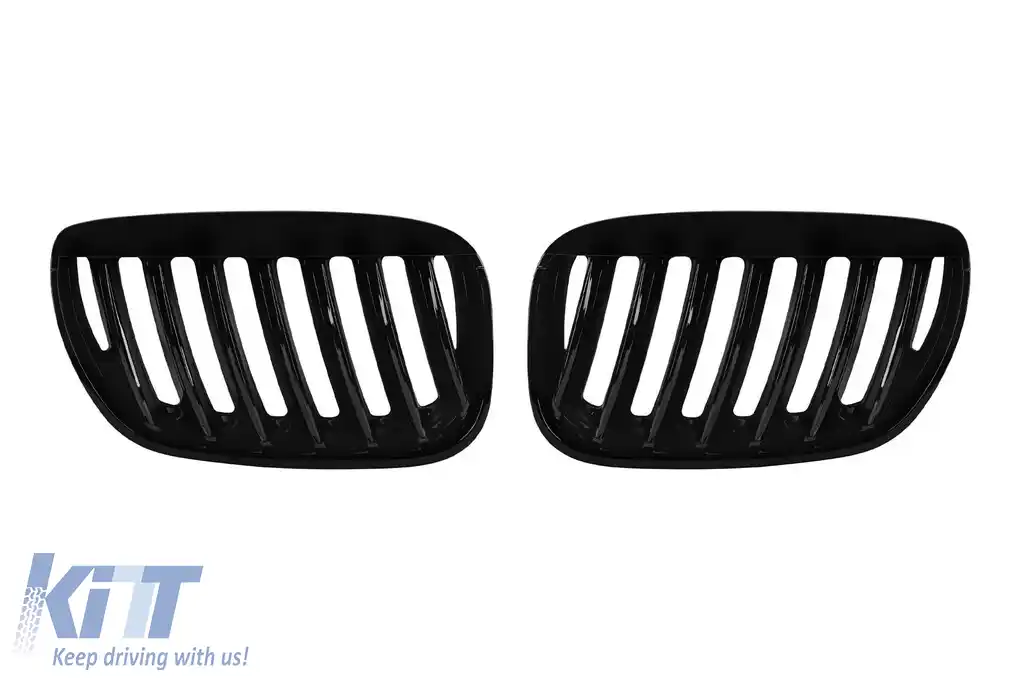 Grile rinichi negre potrivite pentru BMW X5 E53 2004-2006