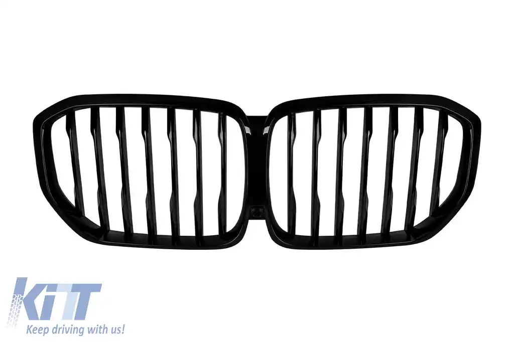 Grile rinichi negre potrivite pentru BMW X5 G05 2019-2022