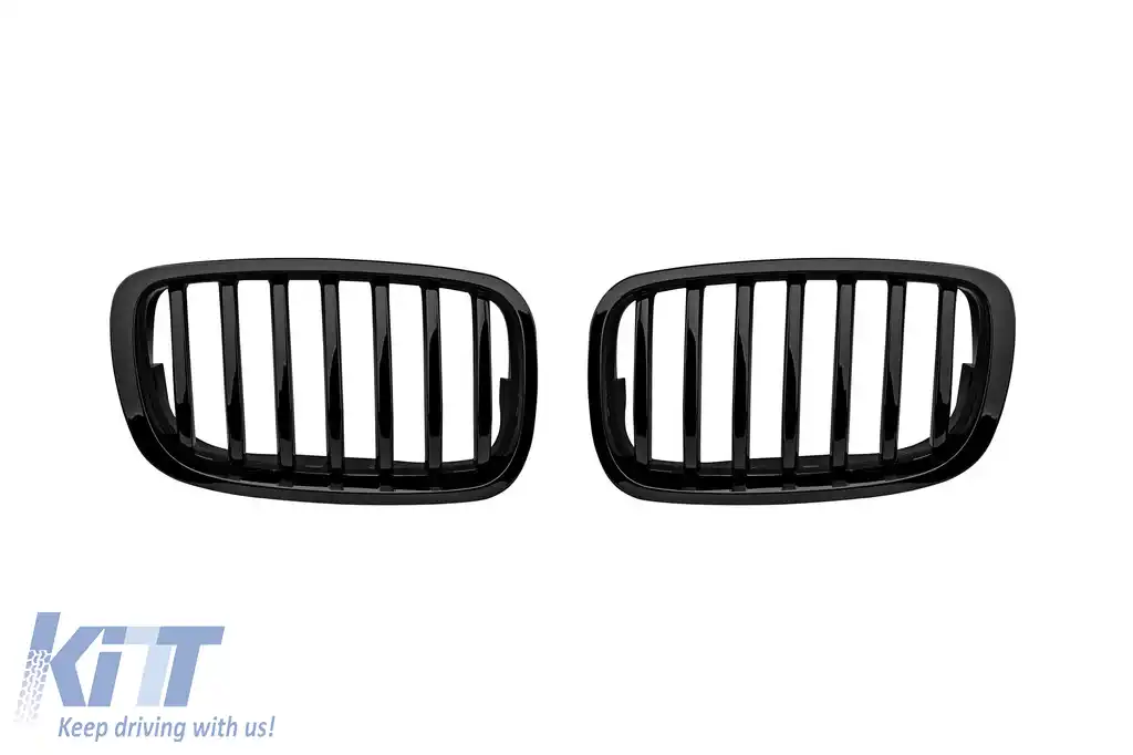 Grile rinichi negre potrivite pentru BMW X6 E71 2011-2014