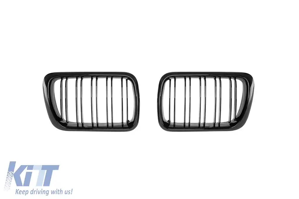 Grile rinichi tip M3 negre potrivite pentru BMW Seria 3 E36 1997-1999
