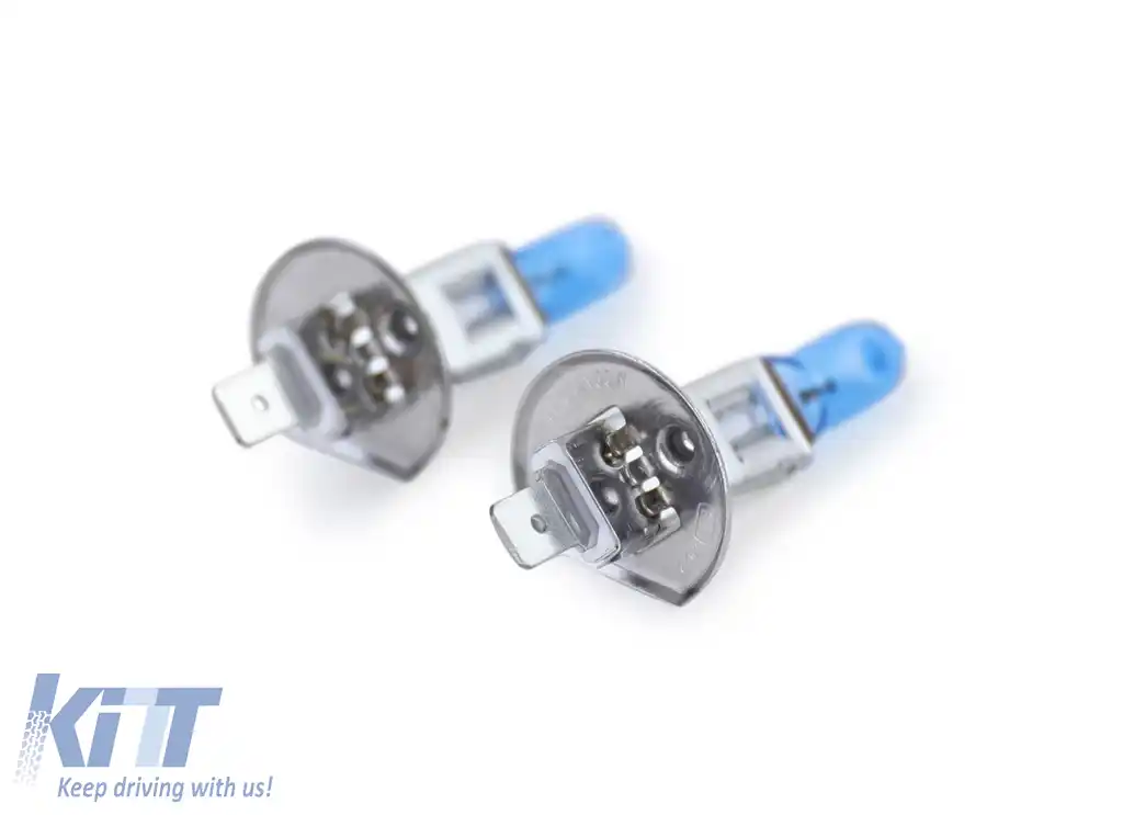 H1 55W 12 Volt Super Alb Becuri Lămpi 2 Bucăți APROBATE !!-image-6196772