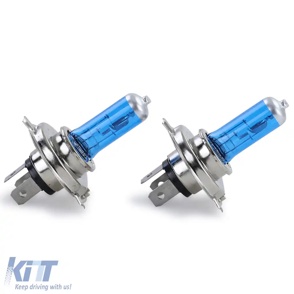 H4 55W Super White Leuchtmittel Birnen Lampen Halogen 12 Volt  Paar-image-6193520