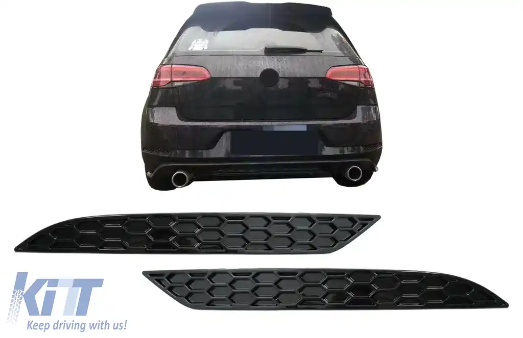 Honeycomb Reflectorizanti Bara Spate compatibil cu VW Golf 7.5 (2017-2019)