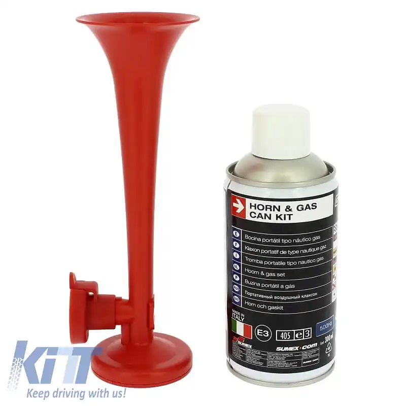 Horn gaz cu spray de 300ml 500hz 110db cu E3 Fabricat în Italia-image-6306602