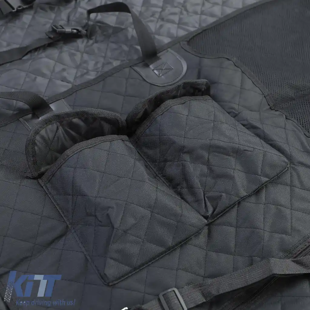 Hundedecke Schutzmatte Rücksitzbank Auto universal wasserdicht inkl. Gurte-image-6200549