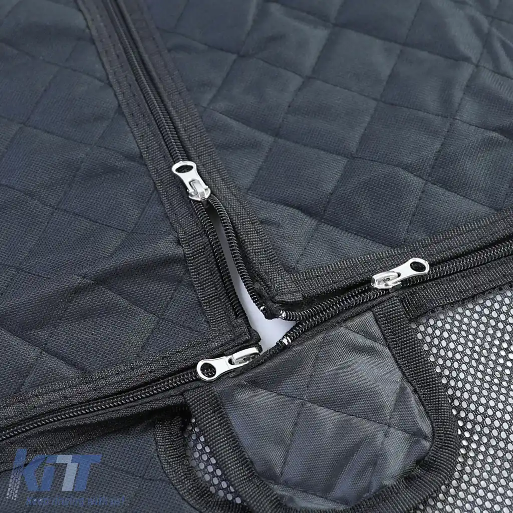 Hundedecke Schutzmatte Rücksitzbank Auto universal wasserdicht inkl. Gurte-image-6200553