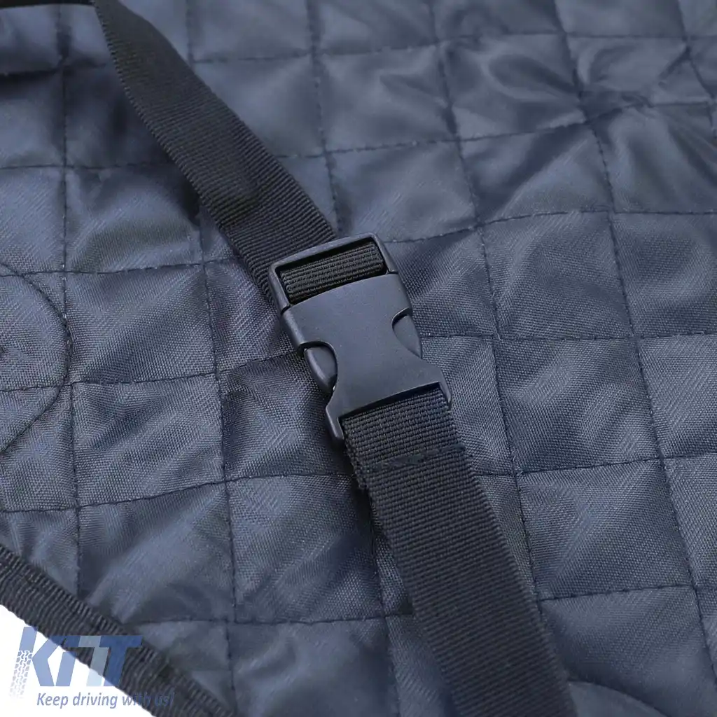 Hundedecke Schutzmatte Rücksitzbank Auto universal wasserdicht inkl. Gurte-image-6200555