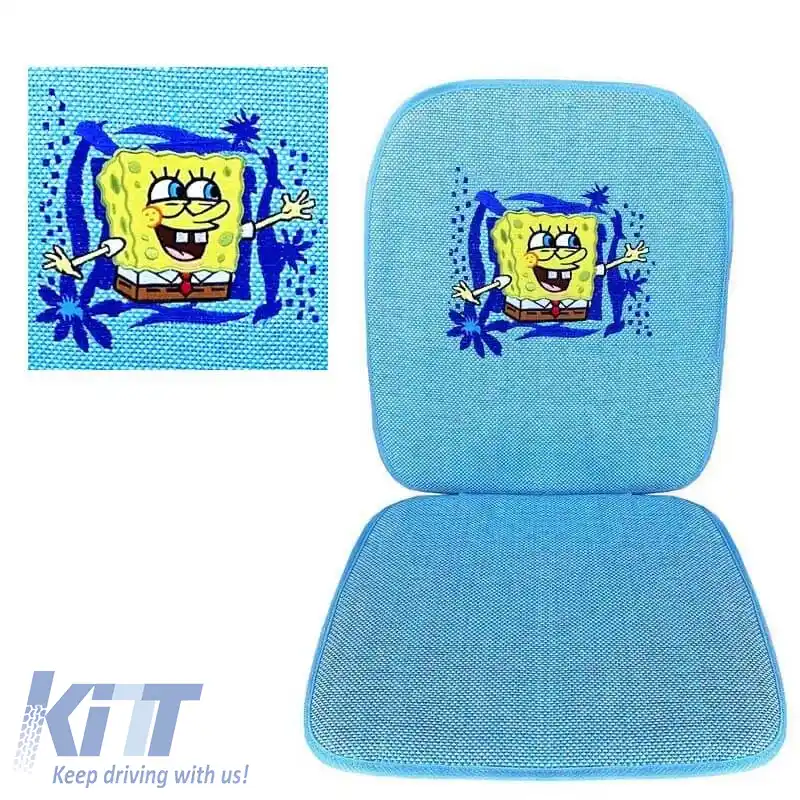Husă de scaun de vară Sponge Bob Fericit Albastru Deschis 1 Bucată-image-6302434